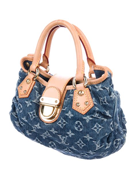 louis vuitton bag denim|louis vuitton denim pleaty bag.